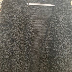Shaggy cardigan. Never worn.